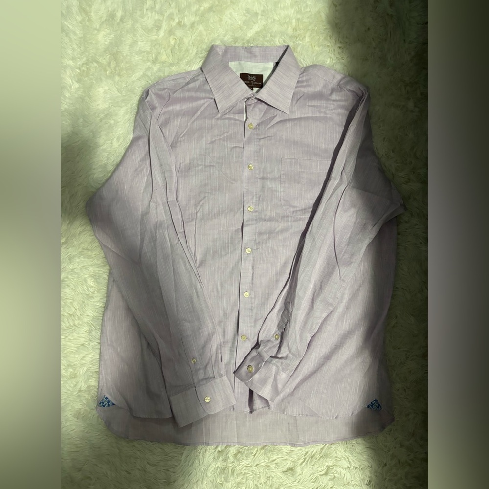 Hickey Freeman Long Sleeve Button Down XXL